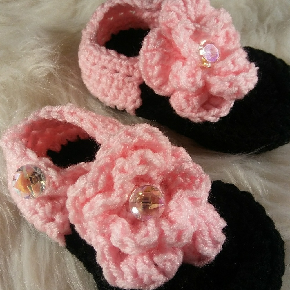 Baby Sandles Crocheted Size 4-8 Month